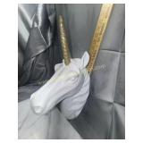 Unicorn head wall mount