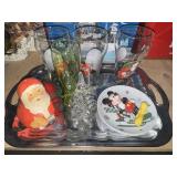 Group of Christmas on tray