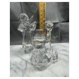 Crystal angels and snowman