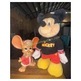 Vintage mickey and Christmas mouse