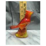 Mosser sunset glass amberina cardinal