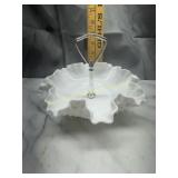 Fenton milk glass hobnail tidbit bowl
