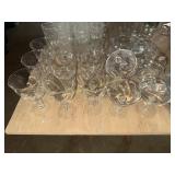 17pcs swirl stemware