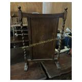 English oak fire screen