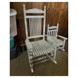 Painted porch rocker full size