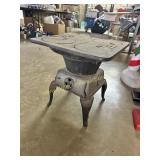 Cast iron wood burning stove