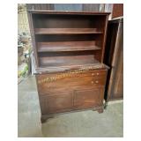 Mahogany china hutch