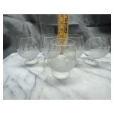 Etched ship glasses