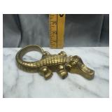 Brass alligator