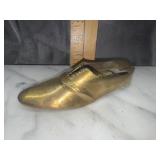 Brass shoe ashtray
