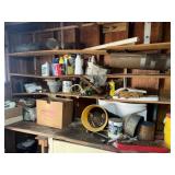 Contents of shop shelf