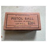 Vintage box of Western 45 1911 ball ammo can not