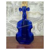 Cobalt violin bottle
