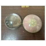 2 vintage paperweights