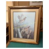 Signed and numbered bob white print by Ronald