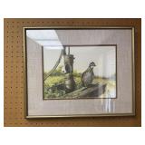 Bob White Quail by Ralph J McDonald framed print