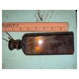 Antique brown bottle