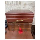 2 nice silverware chests- boxes only no contents
