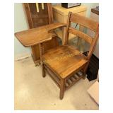 Wooden students desk