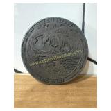 1974 Lewis Buckle Company brass commemorative