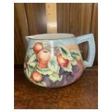 Hand painted cider pitcher