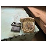 Rotary phone and hole punch