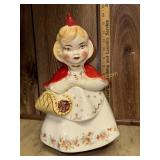 Vintage Hull ware little red riding hood cookie
