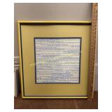 Framed media inspiration and sayings