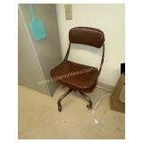 Vintage industrial swivel office chair
