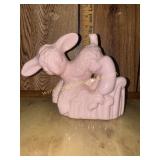 1940s haeger pottery pink lamb planter