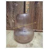 Vintage pink tumble up carafe