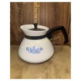 Corningware blue flower 6 cup tea kettle