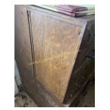 Metal false grain file cabinet