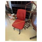Red office chair