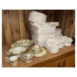 Noritake golden ale China- 13 dinner plates, 12