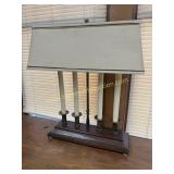 Vintage MCM bouillotte 4 candlestick lamp