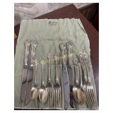 Wallace Sterling silver flatware 4plc setting-