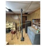Cast iron lamp post