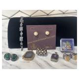 Premiere designs earrings, rhinestone beads,