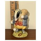 Royal Albert Beatrix Potter Tommy Brock badger