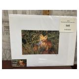 Artist signed and numbered Fox photo