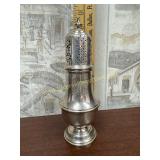 Sugar shaker has lion hallmark indicating