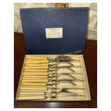 Vintage set of Retra fish knives and forks