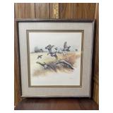 Signed and numbered Mark Reece Bobwhite print