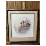 Artist signed high splendor print by Ben Hampton