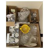 Group of glassware and mugs