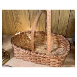 Antique split oak basket