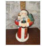 Cast iron Santa clause coin bank