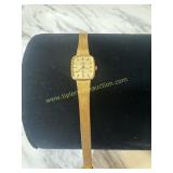 Vintage Jules Jï¿½rgensen quartz gold tone ladies