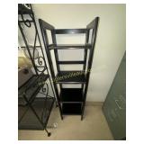 Modern painted wood folding shelf